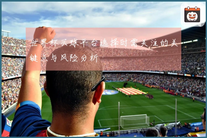 世界杯买球平台选择时需关注的关键点与风险分析